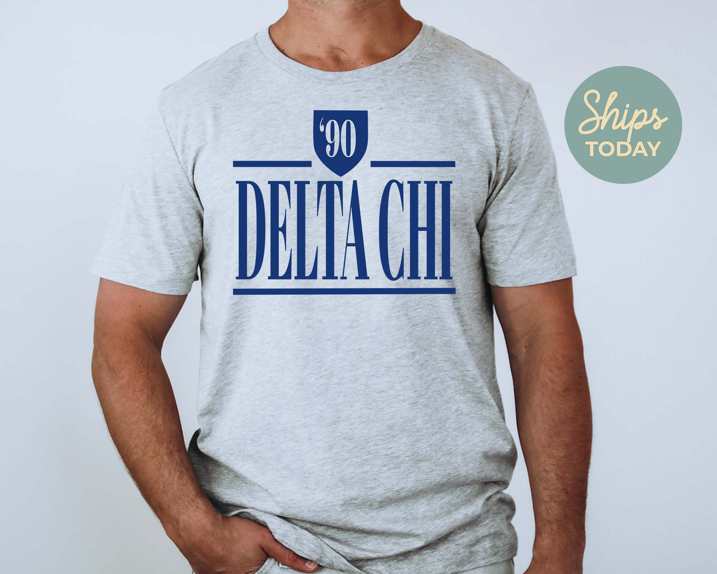 Delta Chi Shield Fraternity T-shirt _ 1189g