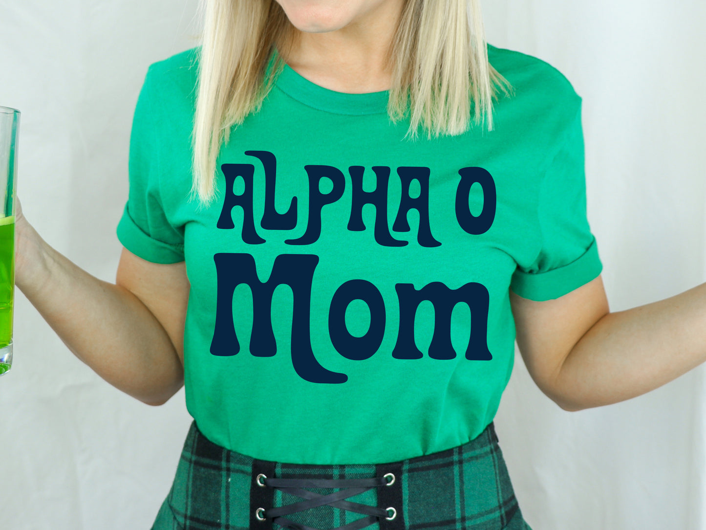 Alpha Omicron Pi Got it from my Mom Sorority T-shirt _ 3075g