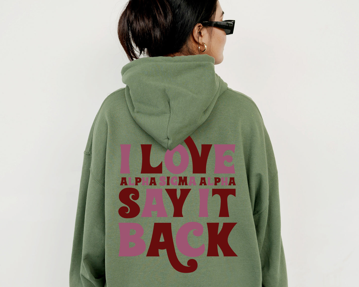 Alpha Sigma Alpha Say it Back Sorority Hoodie _ 33378g