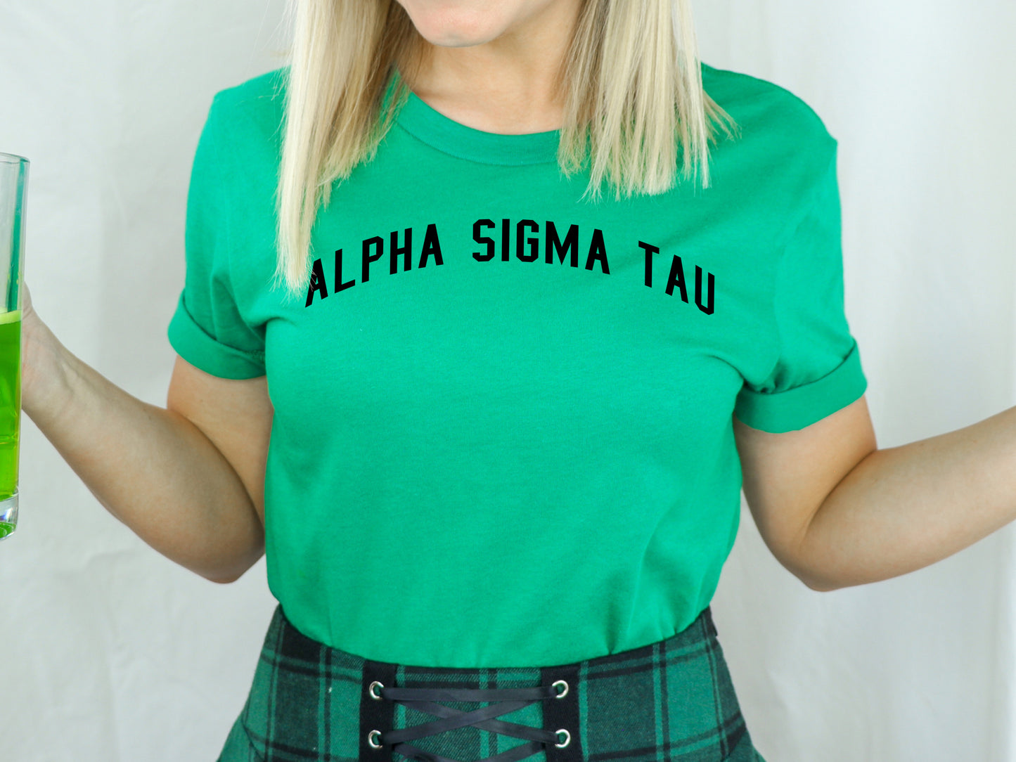 Alpha Sigma Tau Just Bold Sorority T-shirt _ 2376g