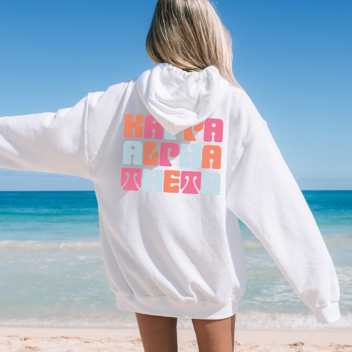 Kappa Alpha Theta Vibrant Verve Sorority Hoodie _ 32616g