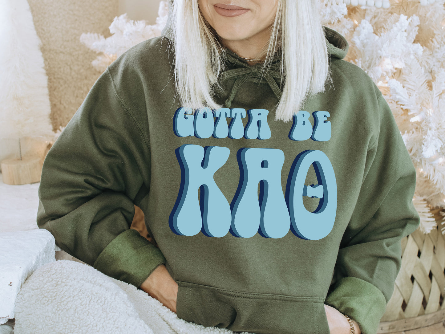 Kappa Alpha Theta They've Gotta Be Sorority Hoodie _ 351g