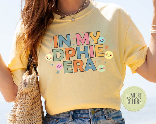 Delta Phi Epsilon Sorority Era Comfort Colors Sorority T-shirt _ 35449g