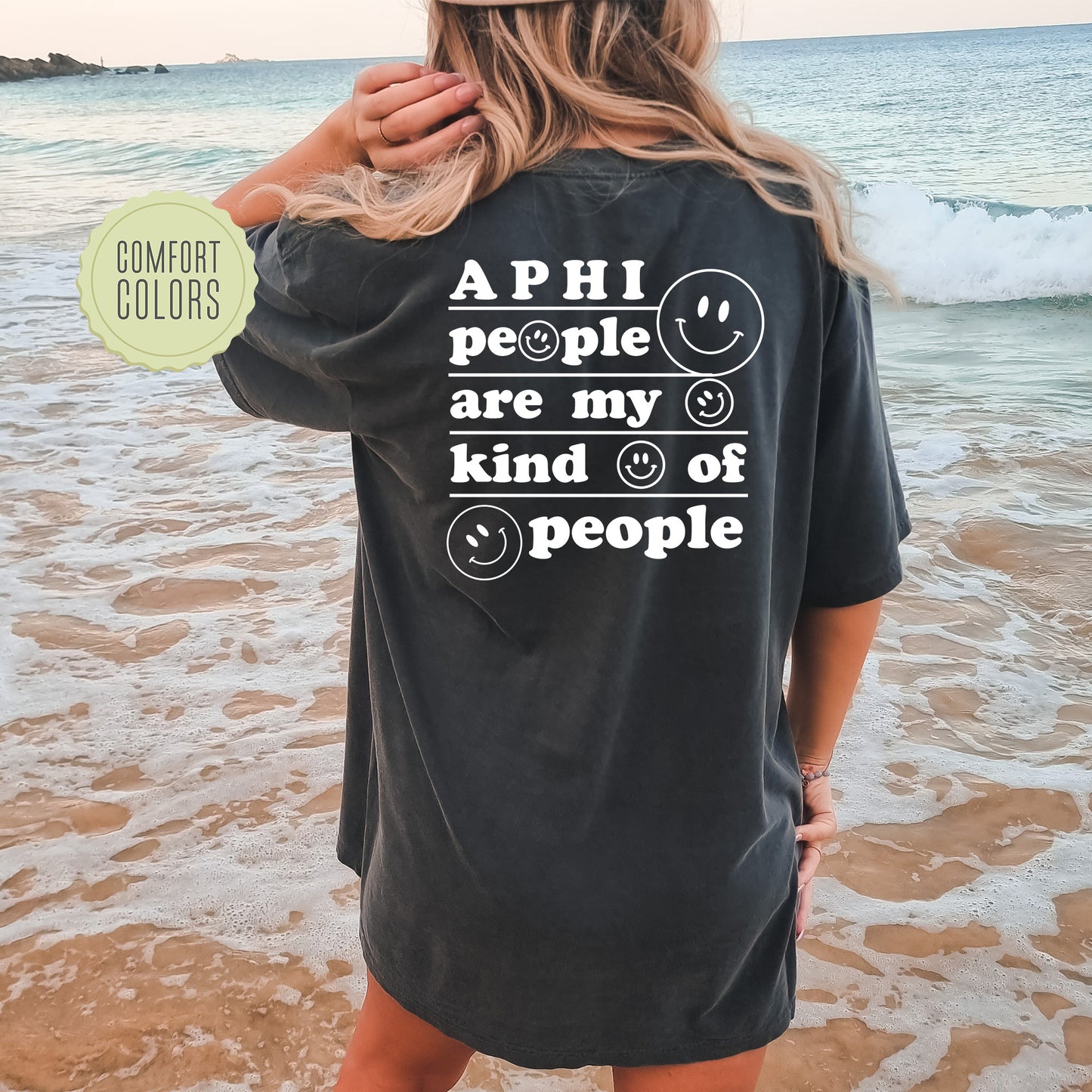 Alpha Phi My Kind of People Comfort Colors Sorority T-shirt _ 33263g