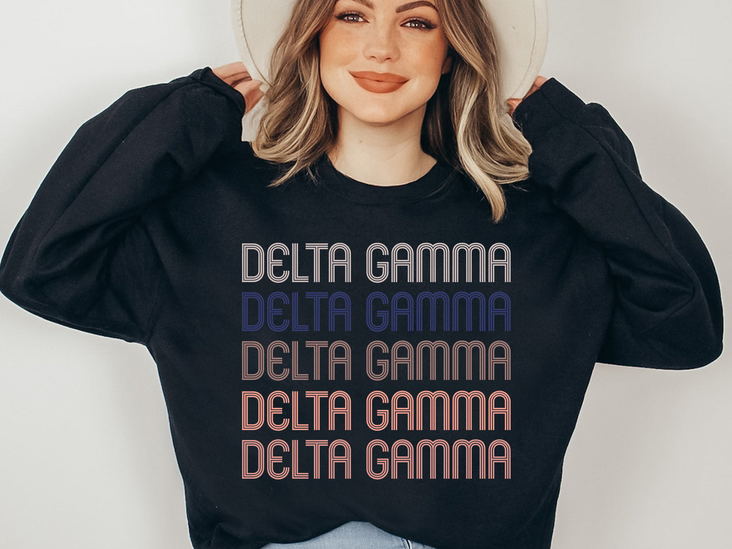 Delta Gamma Greek Glamour Sorority Sweatshirt _ 31103g