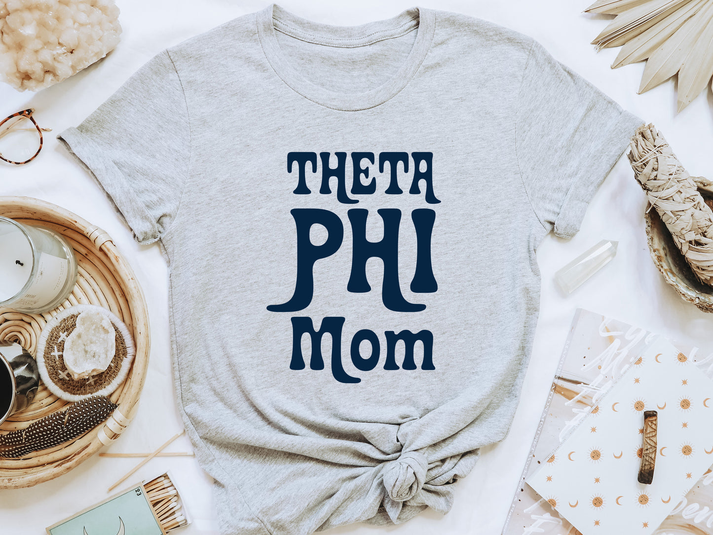 Theta Phi Alpha Got it from my Mom Sorority T-shirt _ 3095g