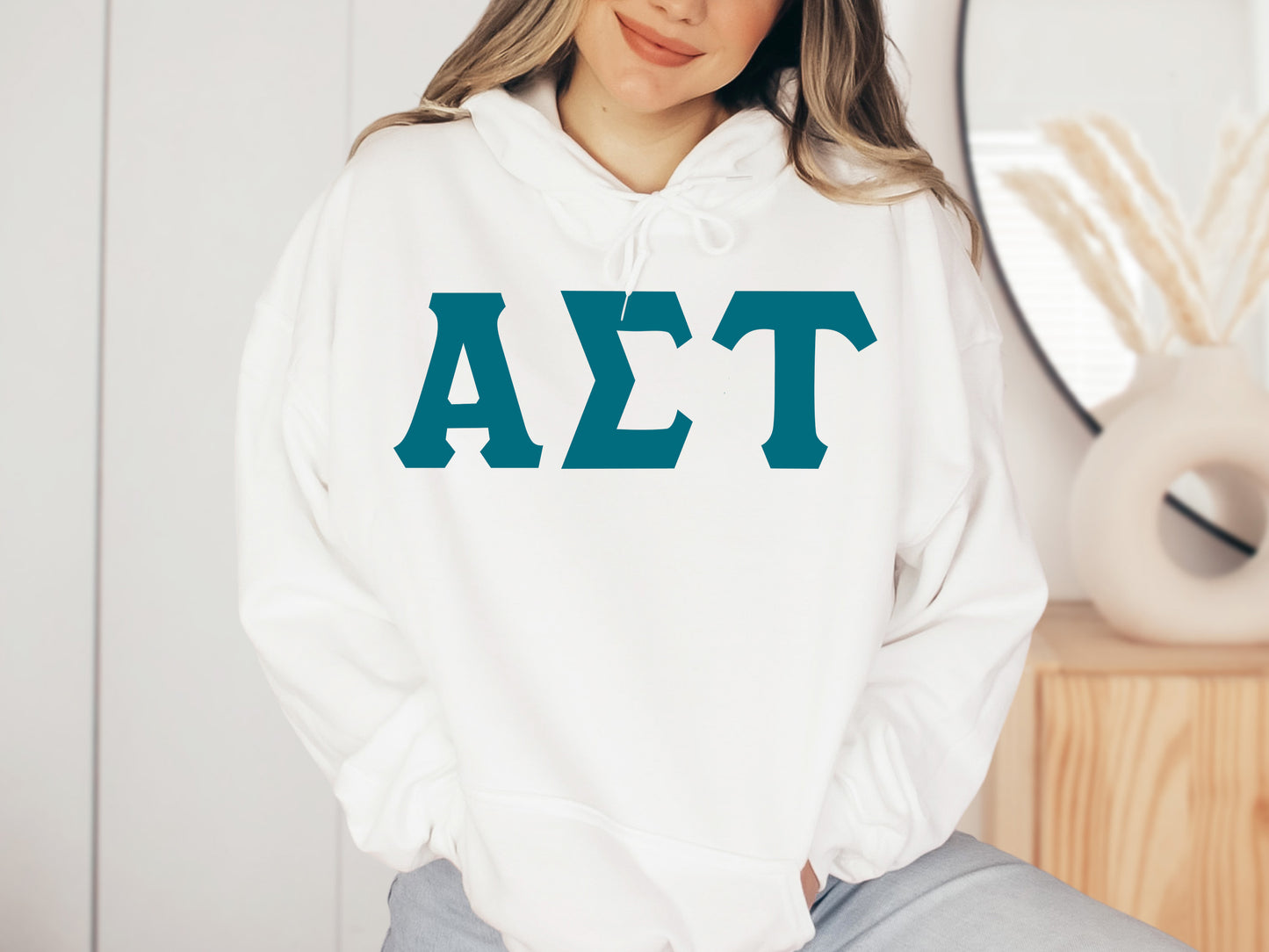 Alpha Sigma Tau Back to the Basics Sorority Hoodie _ 629g