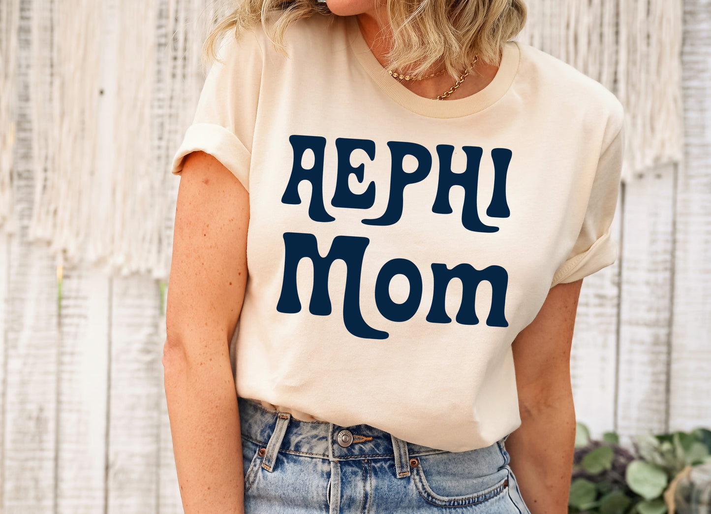 Alpha Epsilon Phi Got it from my Mom Sorority T-shirt _ 3073g