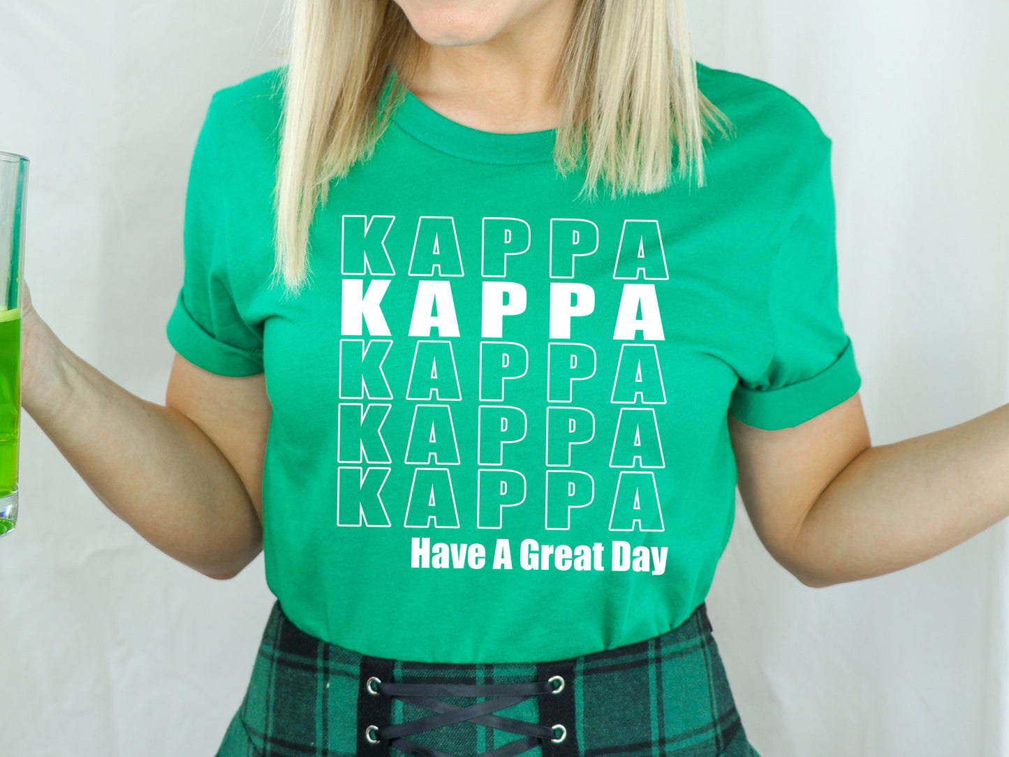 Kappa Kappa Gamma Have a Great Day Sorority T-shirt _ 2125g