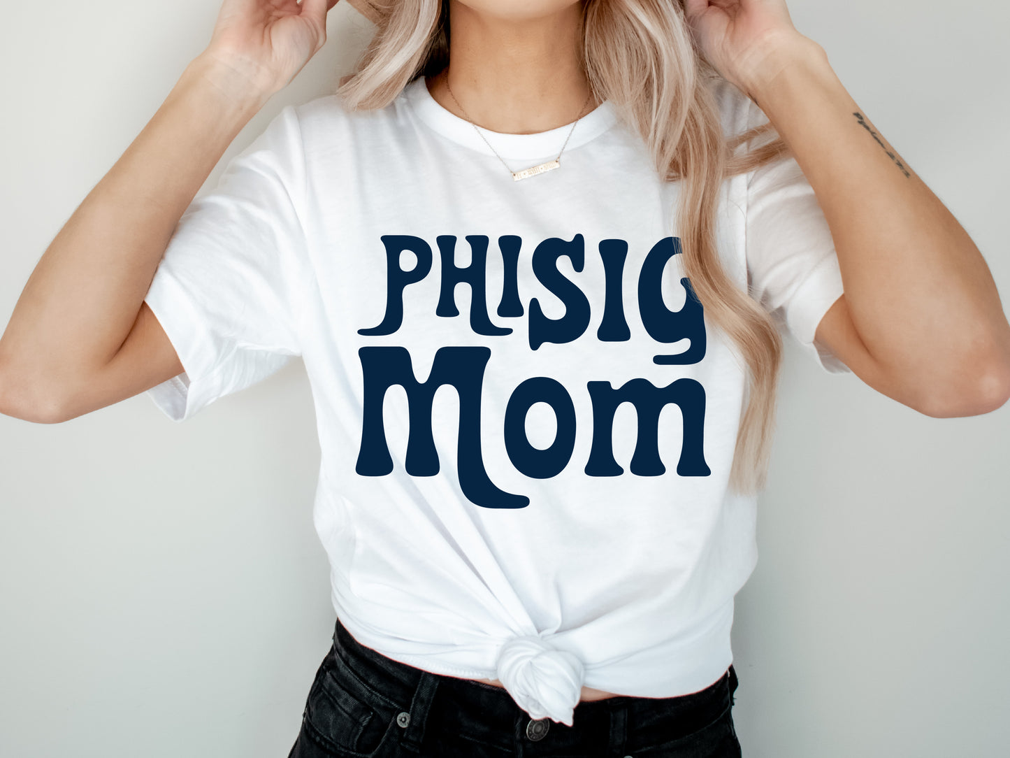 Phi Sigma Sigma Got it from my Mom Sorority T-shirt _ 3090g