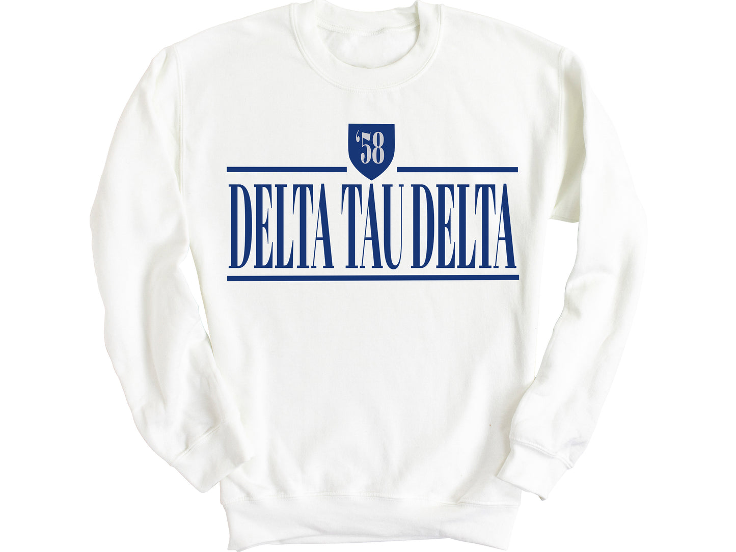 Delta Tau Delta Shield Fraternity Sweatshirt _ 1191g