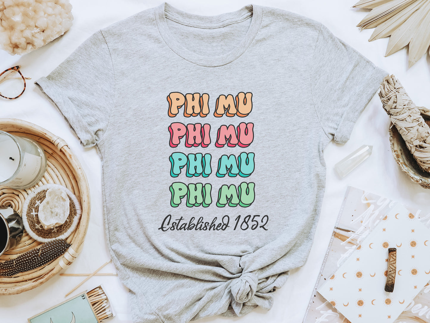 Phi Mu Lucy Sorority T-shirt _ 276g