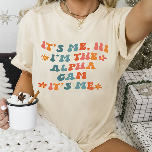 Alpha Gamma Delta Style Sorority T-shirt _ 35994g