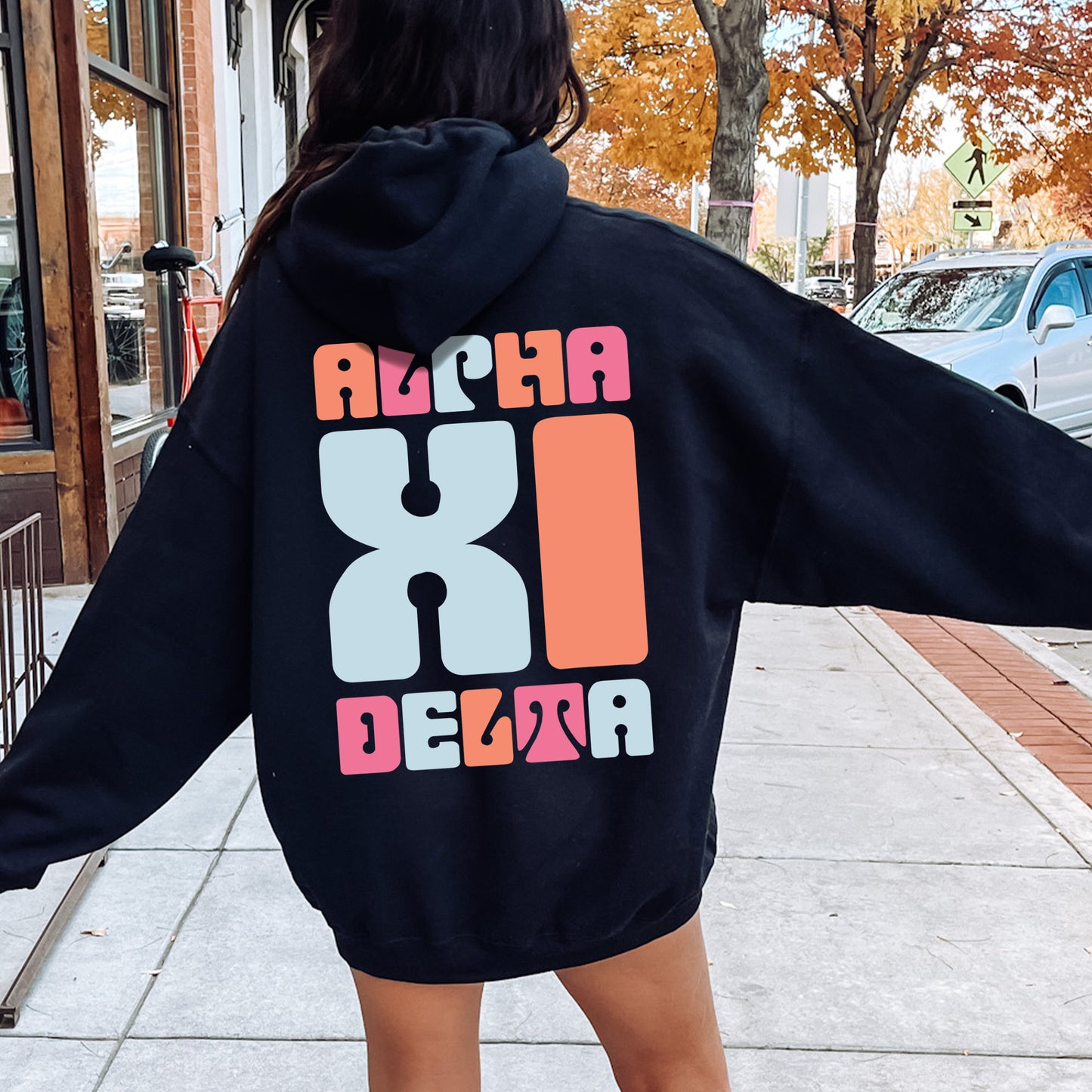 Alpha Xi Delta Vibrant Verve Sorority Hoodie _ 32609g