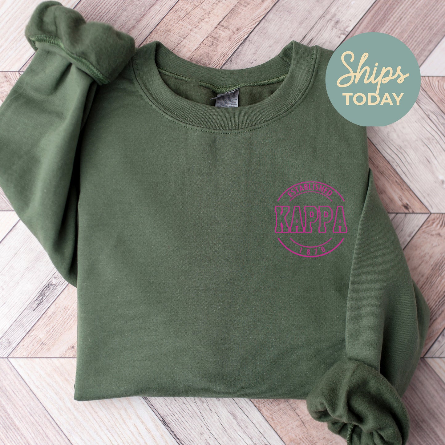 Kappa Kappa Gamma Stamped Sorority Sweatshirt _ 39129g