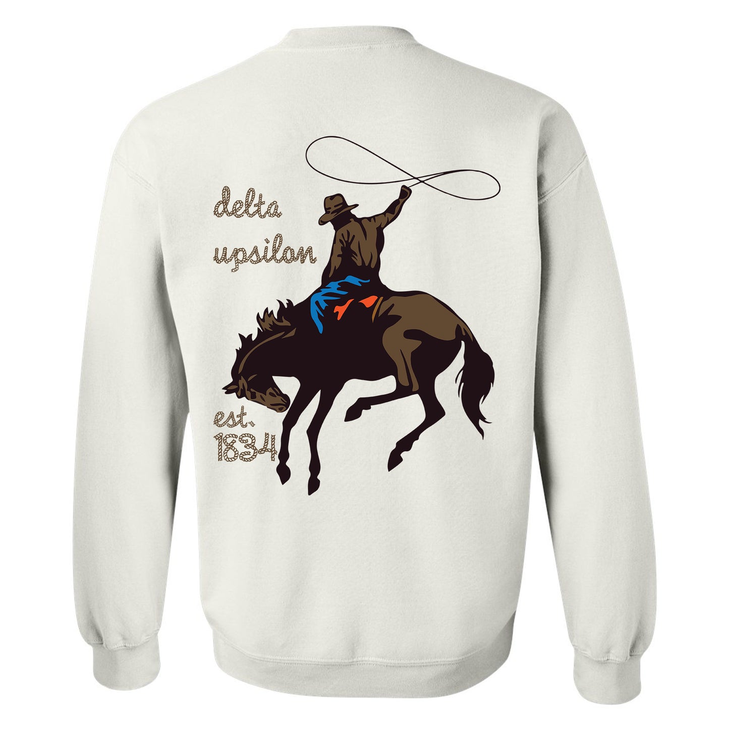 Delta Upsilon Cowboy Fraternity Sweatshirt _ 31189g