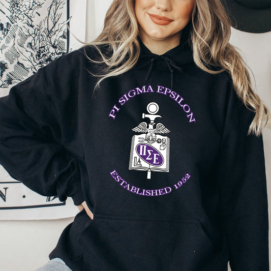Pi Sigma Epsilon Iconic Insignia COED Hoodie _ 35676g