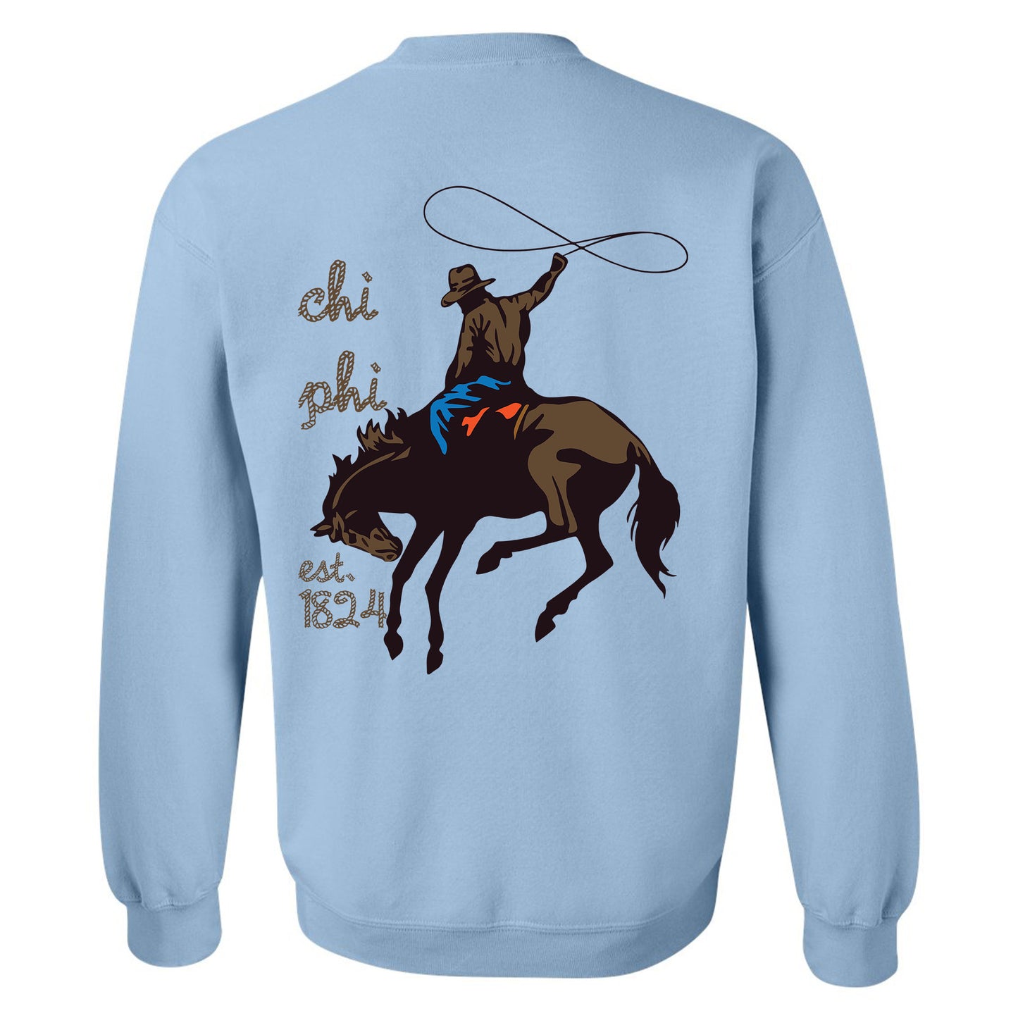 Chi Phi Cowboy Fraternity Sweatshirt _ 31185g