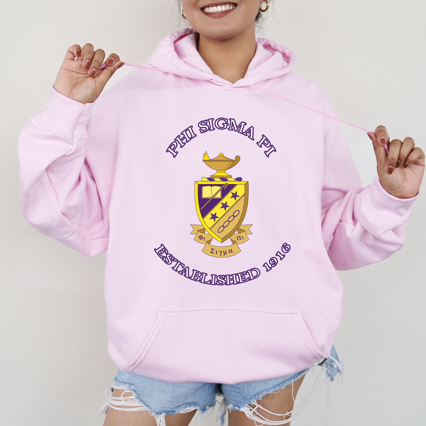Phi Sigma Pi Iconic Insignia COED Hoodie _ 35675g