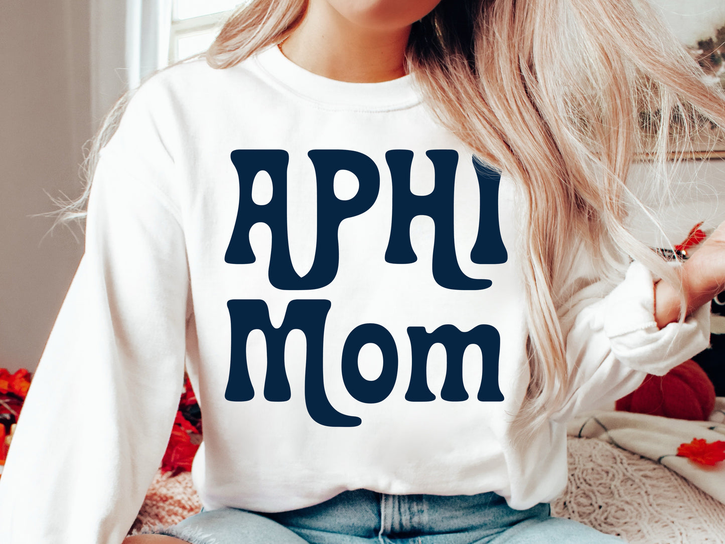 Alpha Phi Got it from my Mom Sorority Sweatshirt _ 3076g