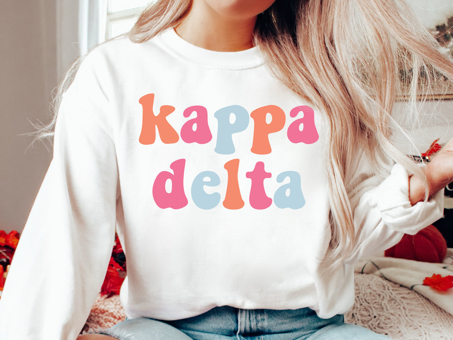Kappa Delta Vividly Vibrant Sorority Sweatshirt _ 3165g