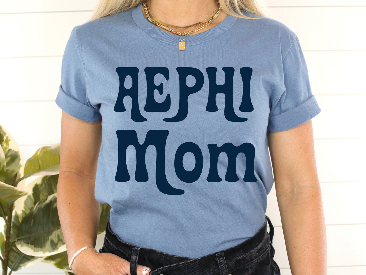 Alpha Epsilon Phi Got it from my Mom Sorority T-shirt _ 3073g