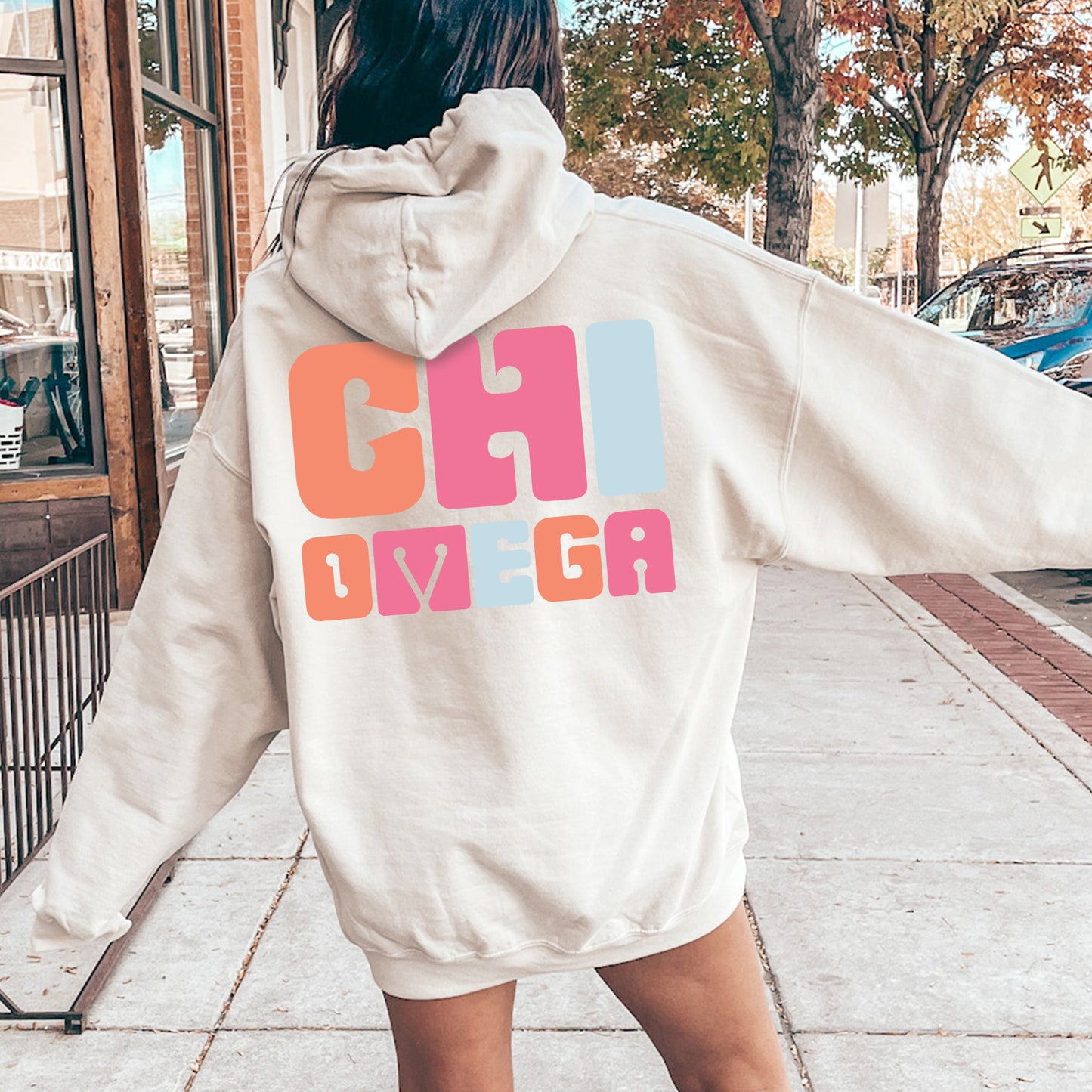 Chi Omega Vibrant Verve Sorority Hoodie _ 32610g
