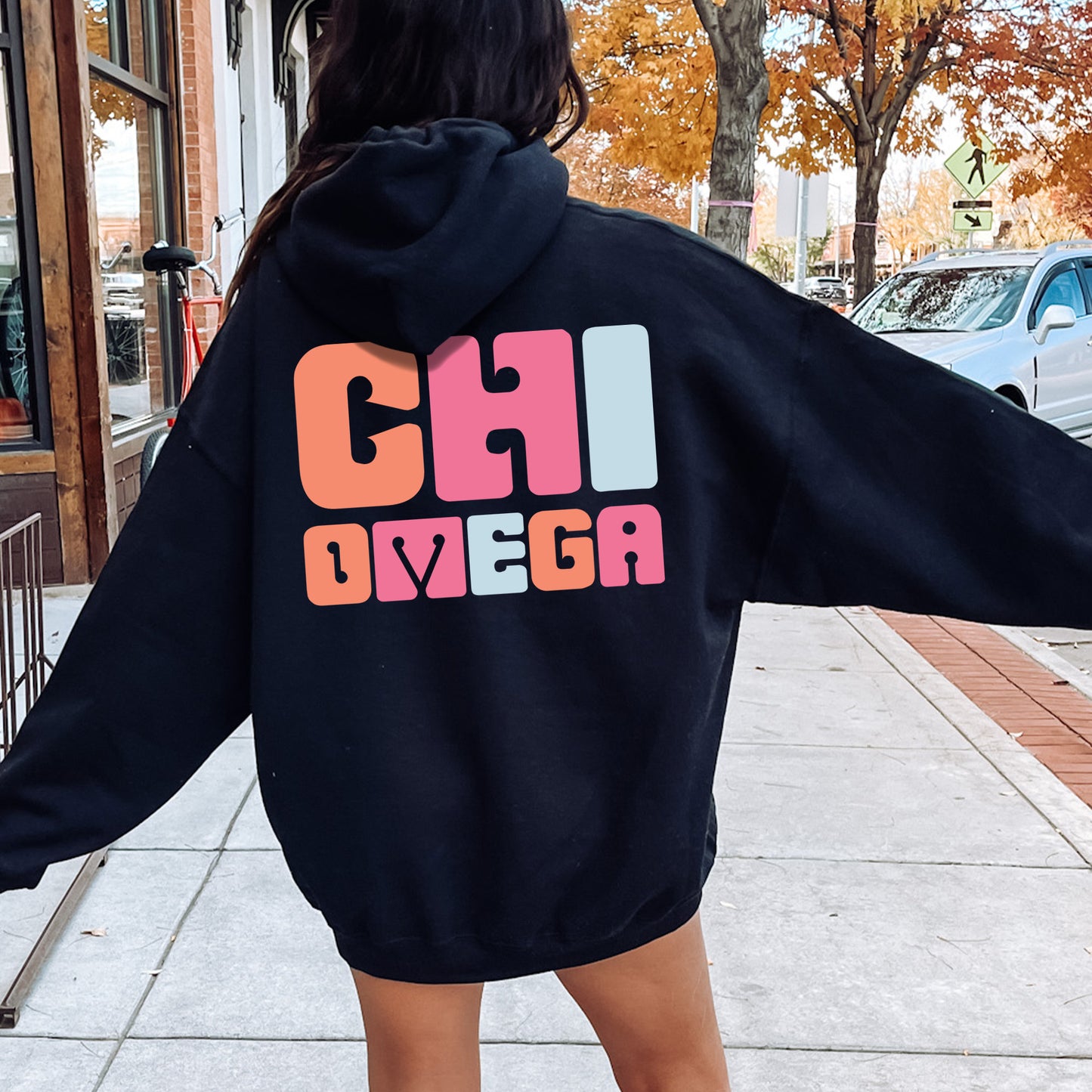 Chi Omega Vibrant Verve Sorority Hoodie _ 32610g