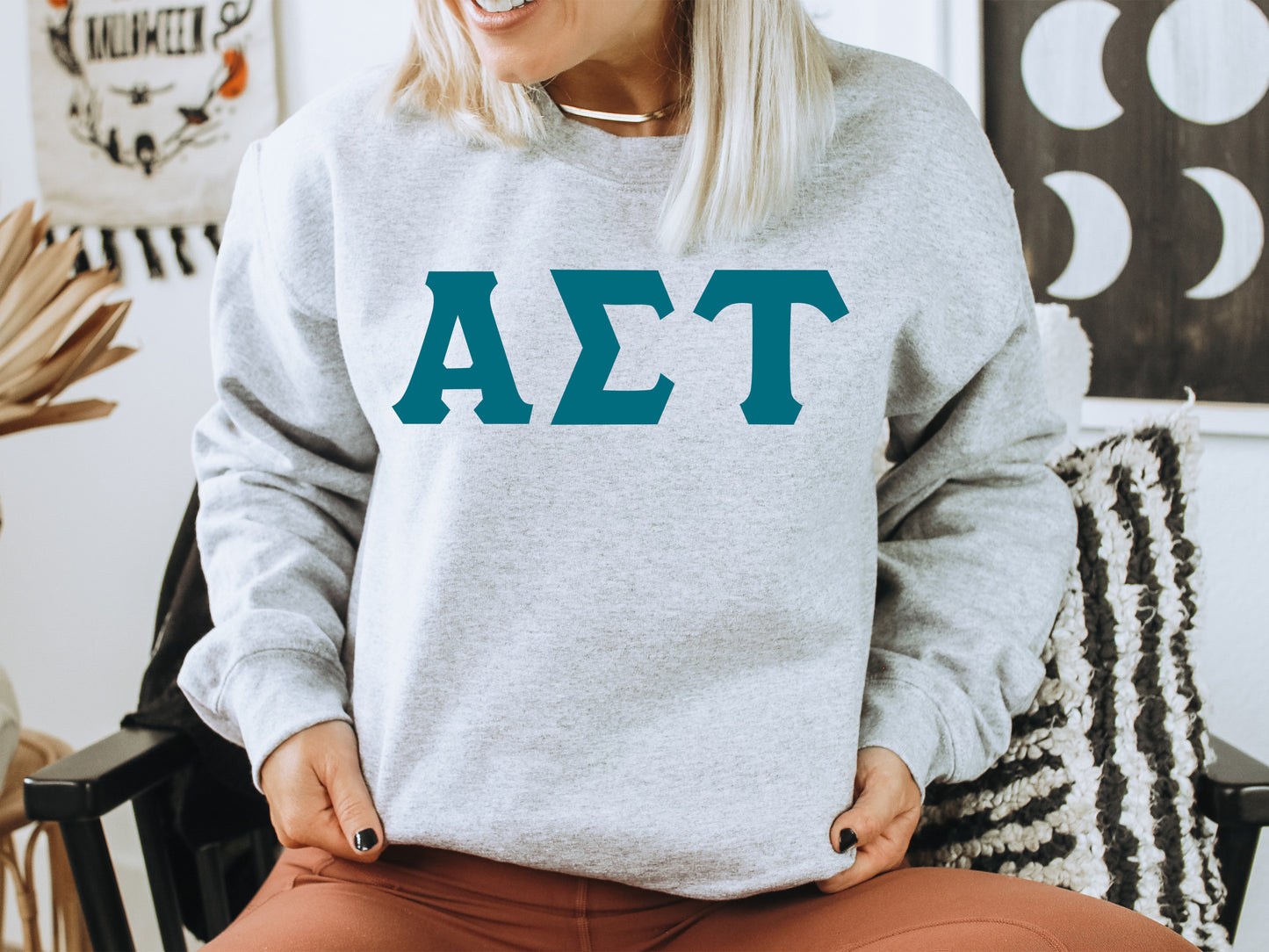 Alpha Sigma Tau Back to the Basics Sorority Sweatshirt _ 629g
