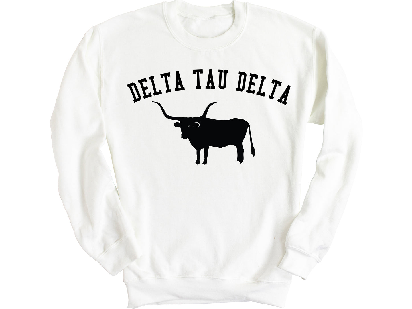Delta Tau Delta Long Horn Fraternity Sweatshirt _ 1532g