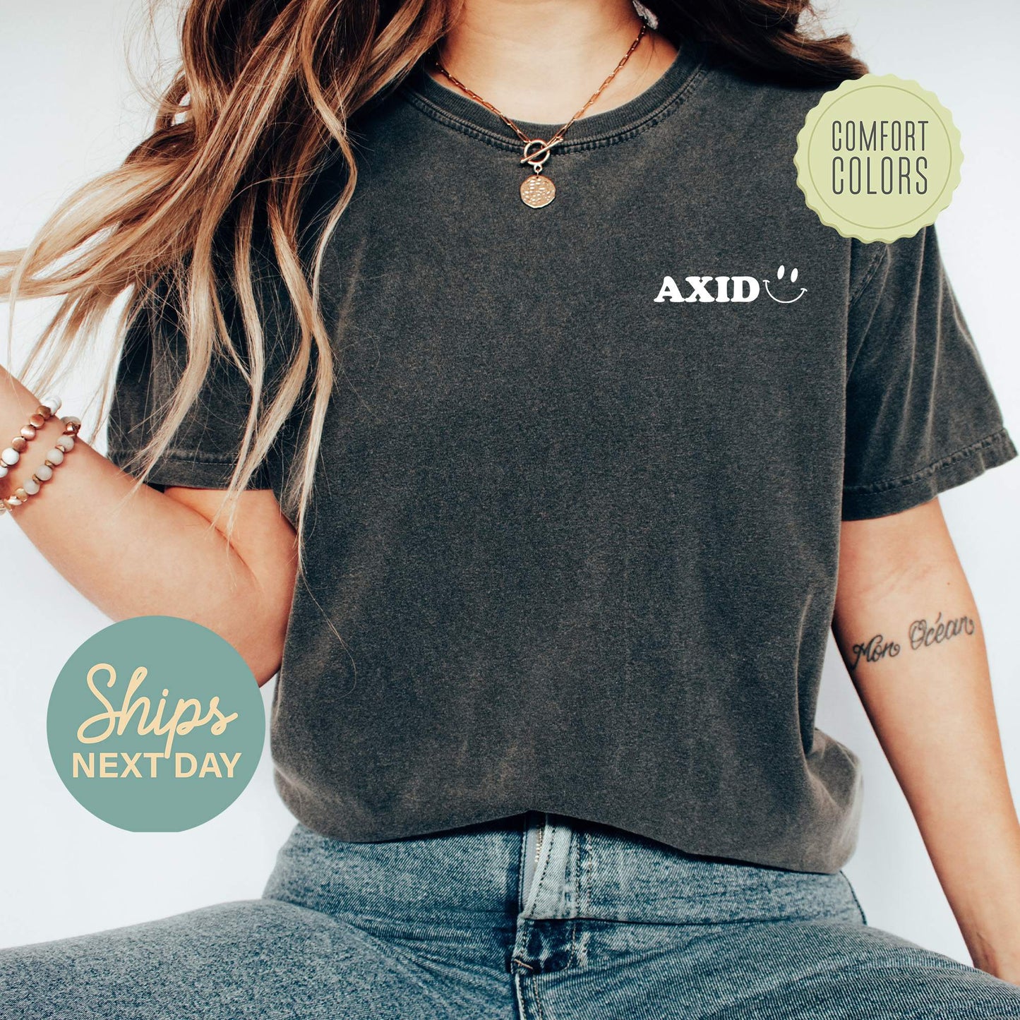 Alpha Xi Delta My Kind of People Comfort Colors Sorority T-shirt _ 33266g