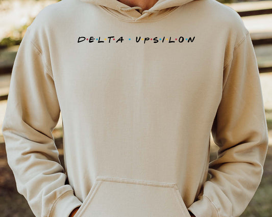 Delta Upsilon Greek Friends Fraternity Hoodie _ 30681g