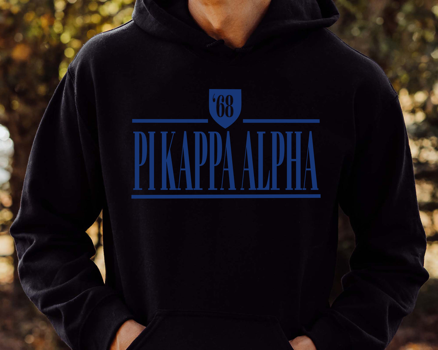Pi Kappa Alpha Shield Fraternity Hoodie _ 1201g