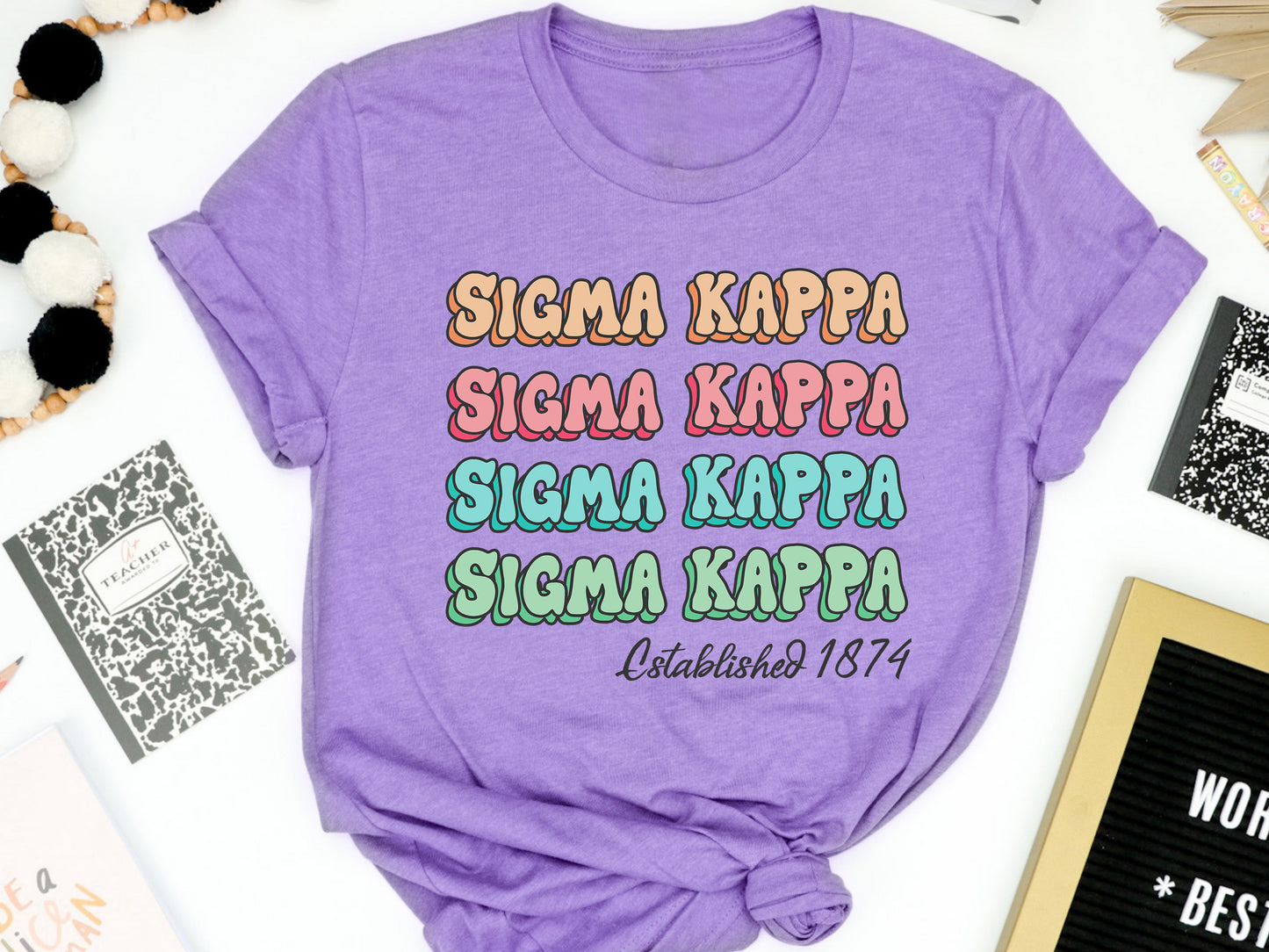 Sigma Kappa Lucy Sorority T-shirt _ 280g