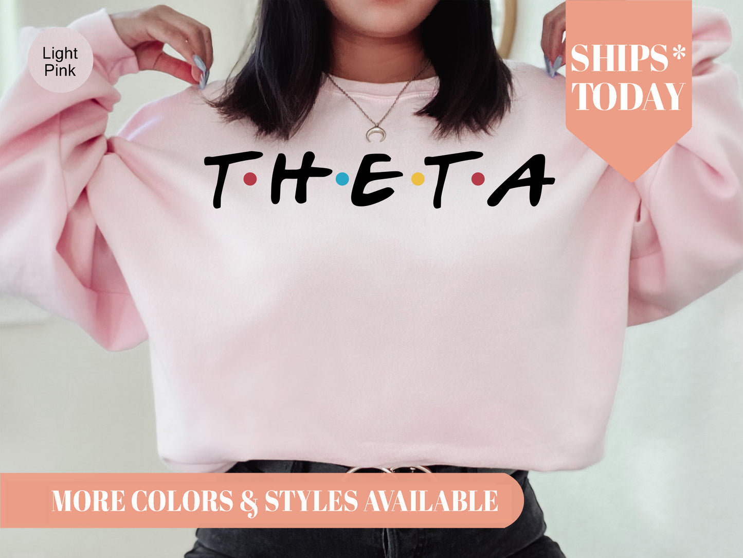 Kappa Alpha Theta Friends Frenzy Sorority Sweatshirt _ 30661g