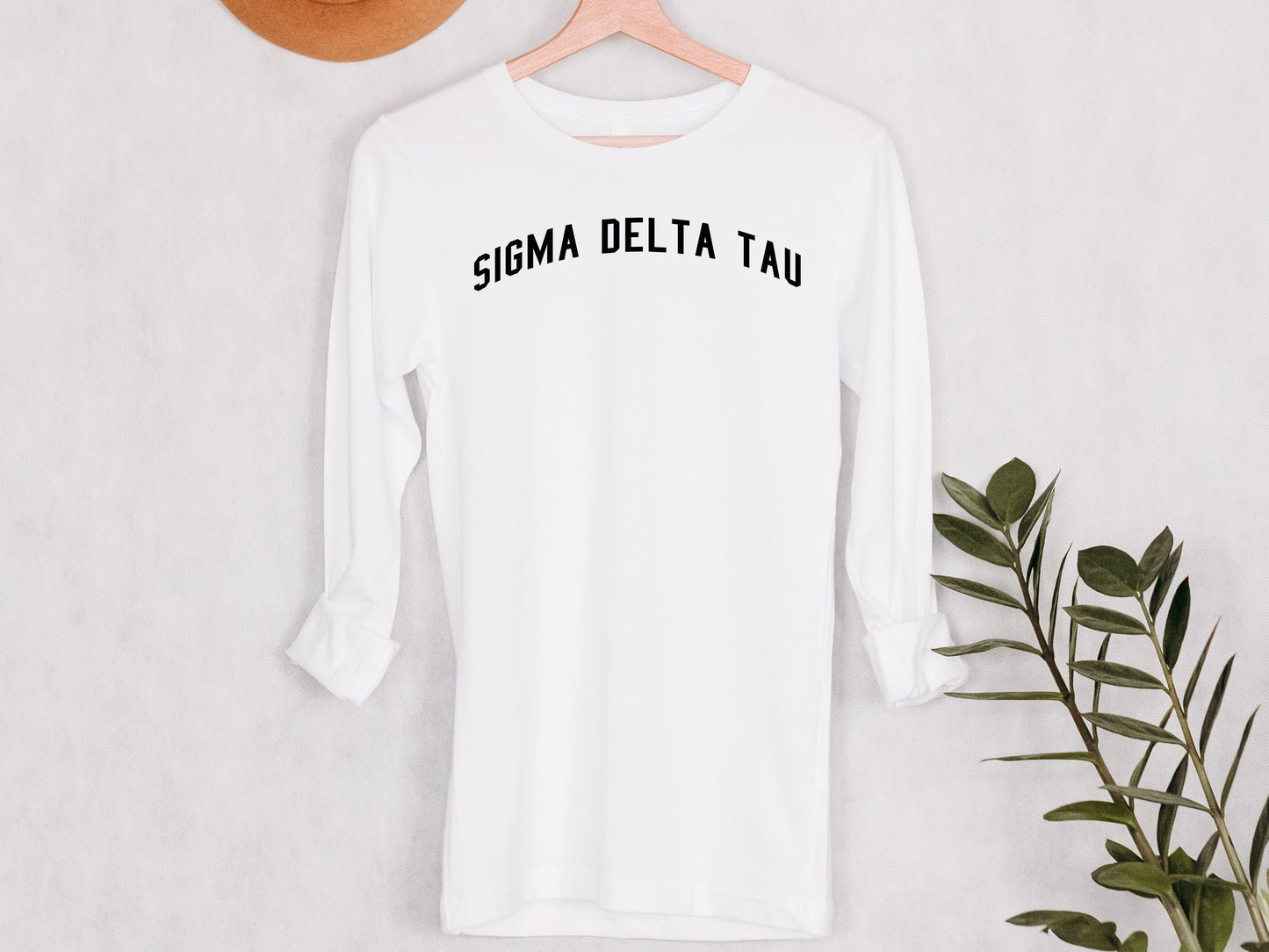 Sigma Delta Tau Just Bold Sorority Long Sleeve T-shirt _ 2390g