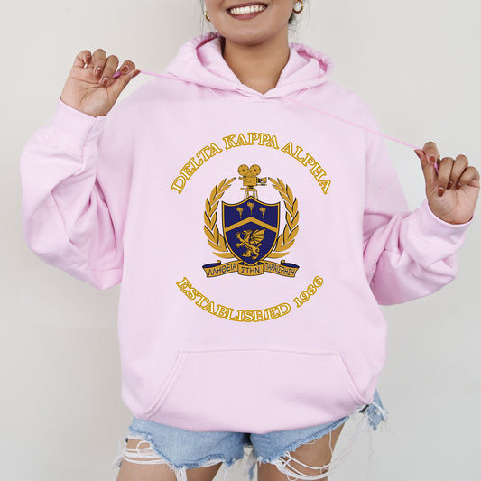Delta Kappa Alpha Iconic Insignia COED Hoodie _ 35667g