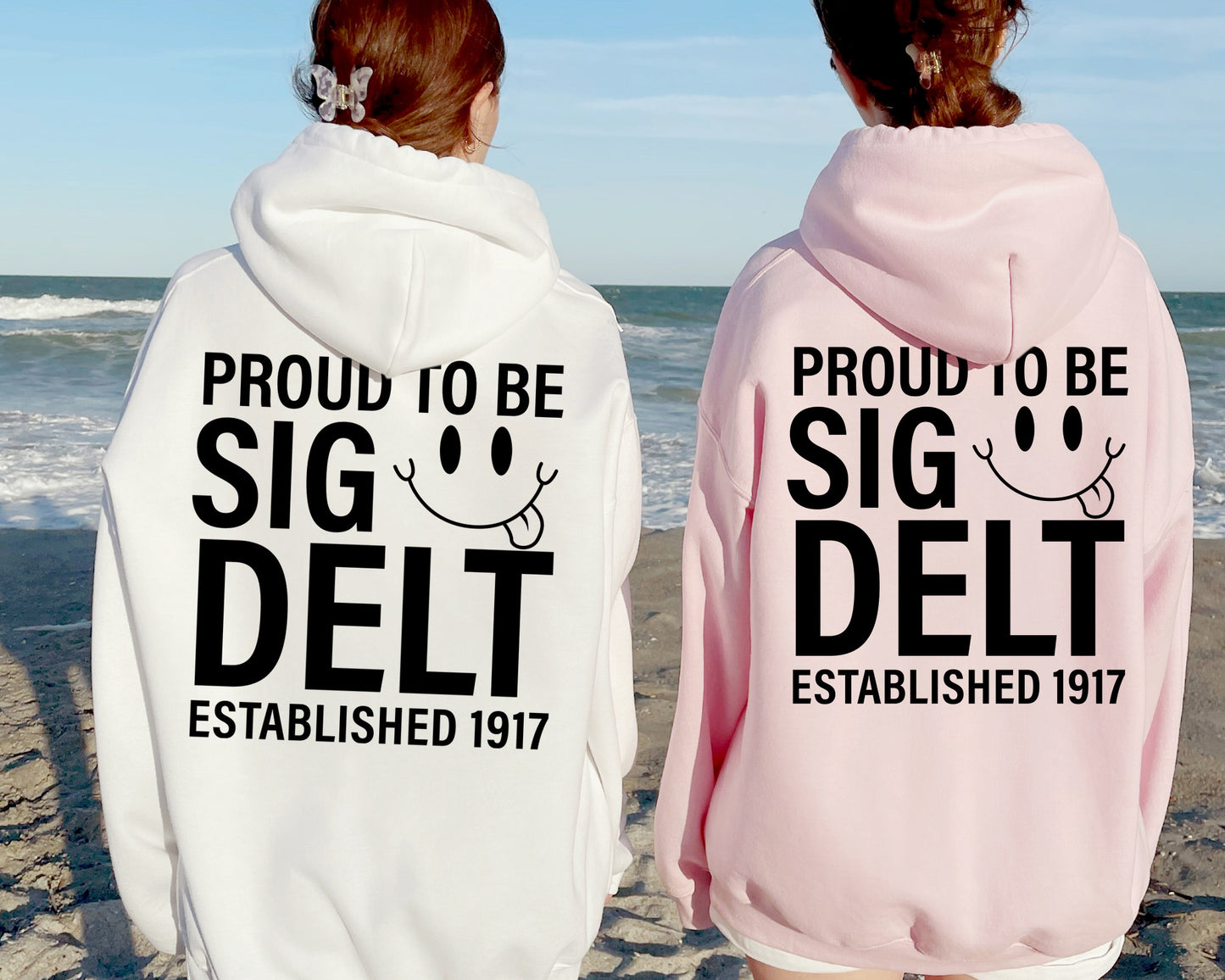 Sigma Delta Tau Proud to Be Sorority Hoodie _ 33149g