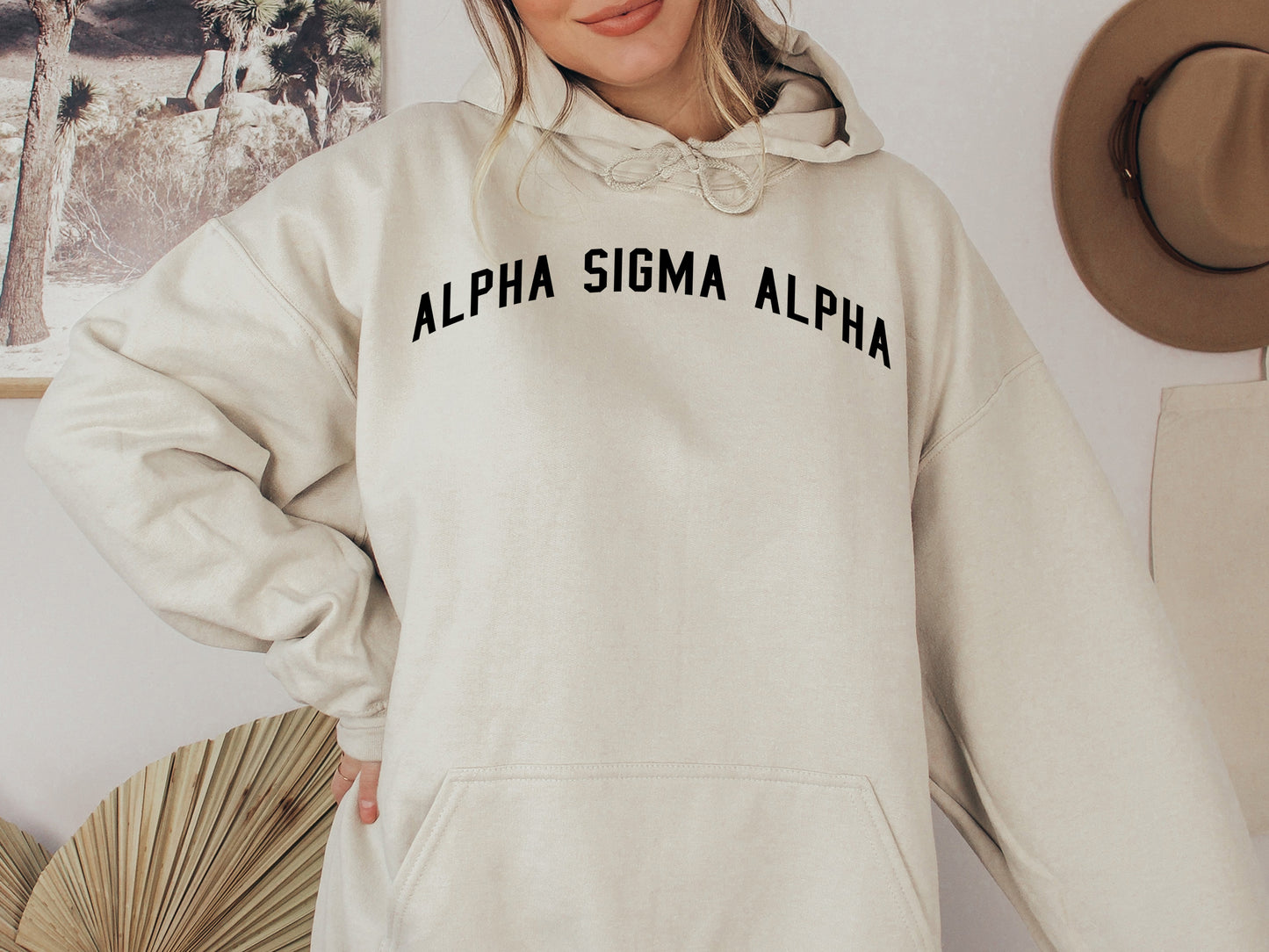 Alpha Sigma Alpha Just Bold Sorority Hoodie _ 2375g