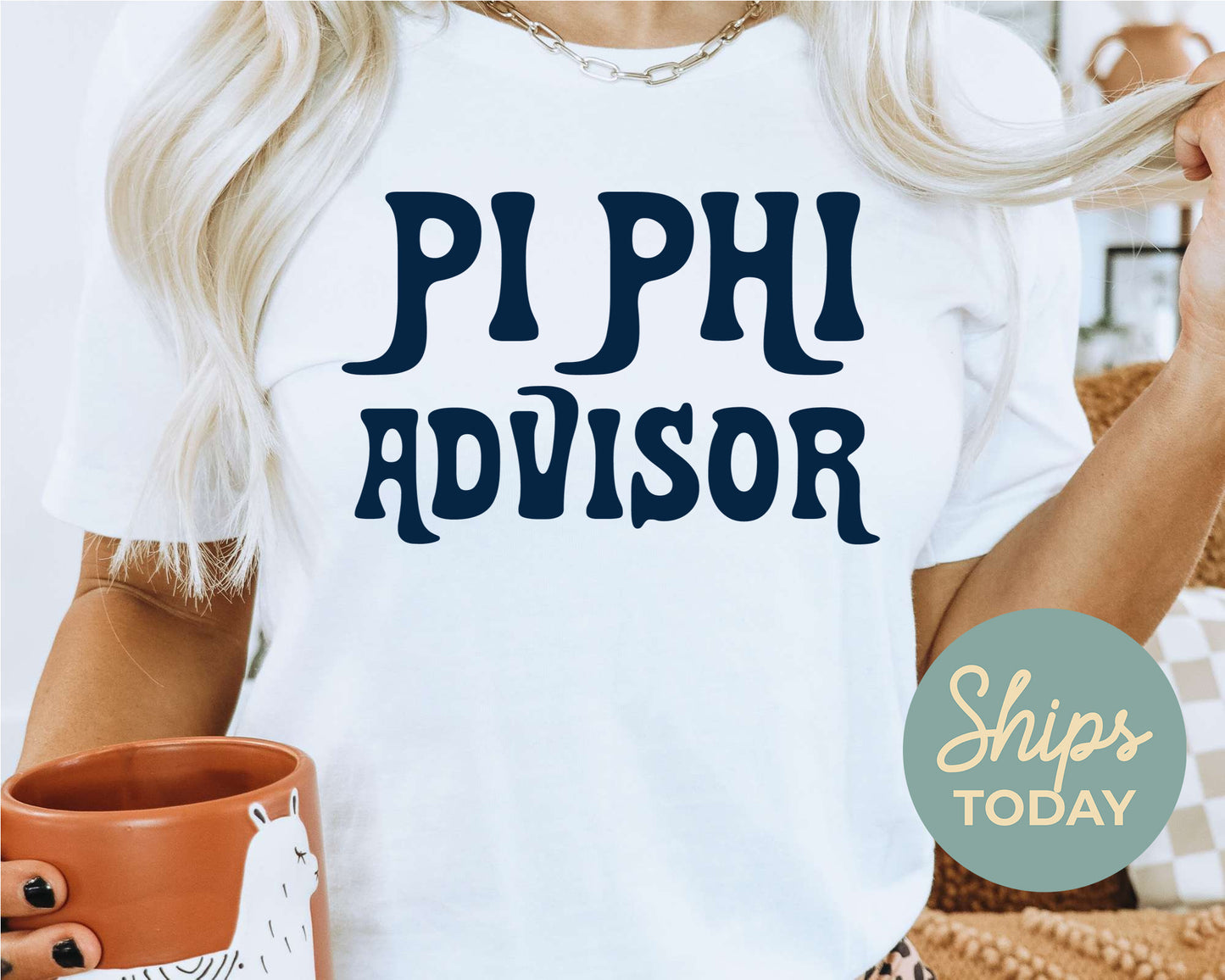 Pi Beta Phi Best Advisor Sorority T-shirt _ 3117g