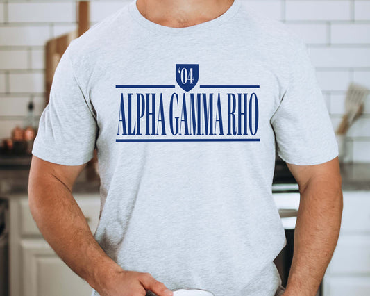 Alpha Gamma Rho Shield Fraternity T-shirt _ 1184g
