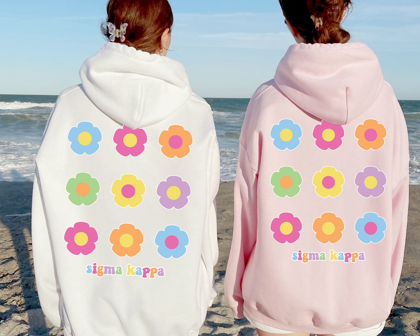 Sigma Kappa Floral Bloom Sorority Hoodie _ 32259g