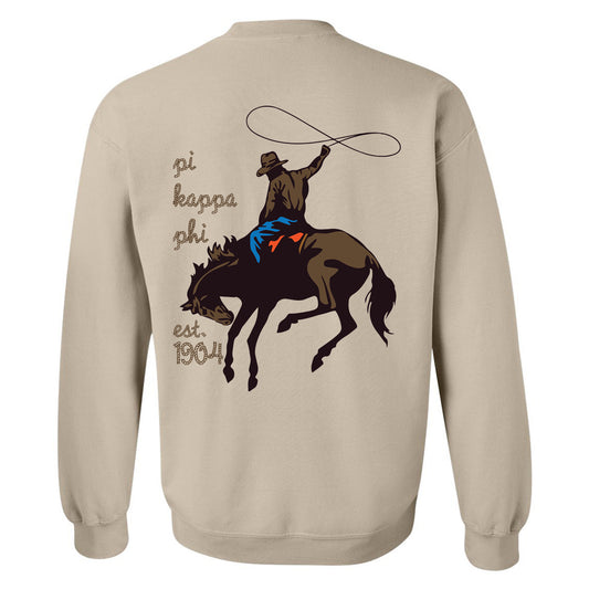 Pi Kappa Phi Cowboy Fraternity Sweatshirt _ 31199g