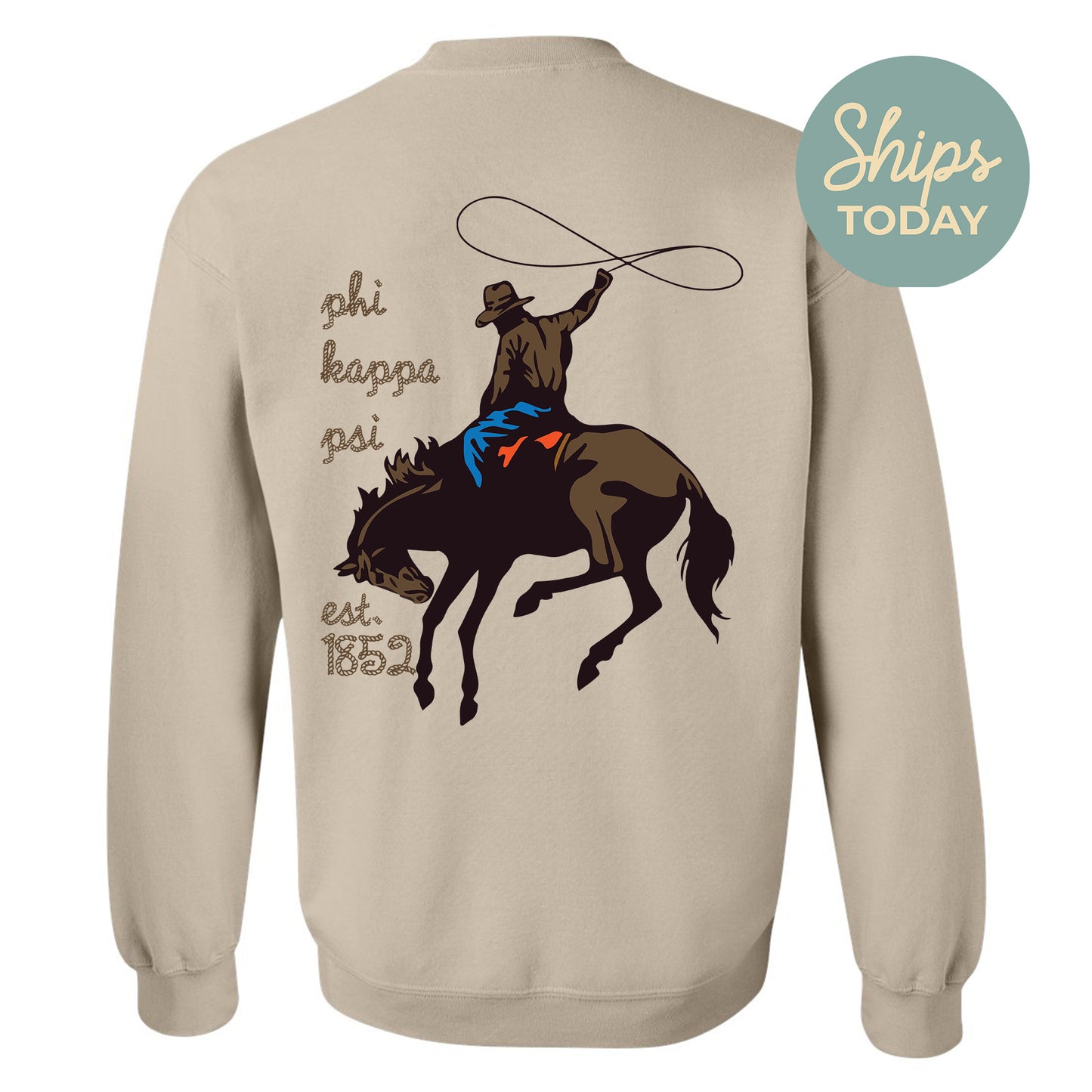 Phi Kappa Psi Cowboy Fraternity Sweatshirt _ 31195g