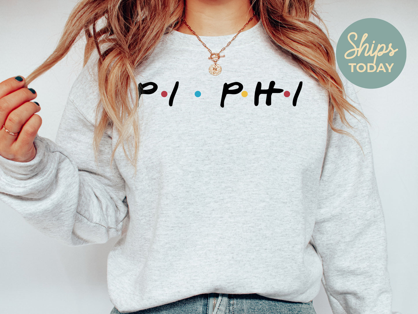 Pi Beta Phi Friends Frenzy Sorority Sweatshirt _ 30666g
