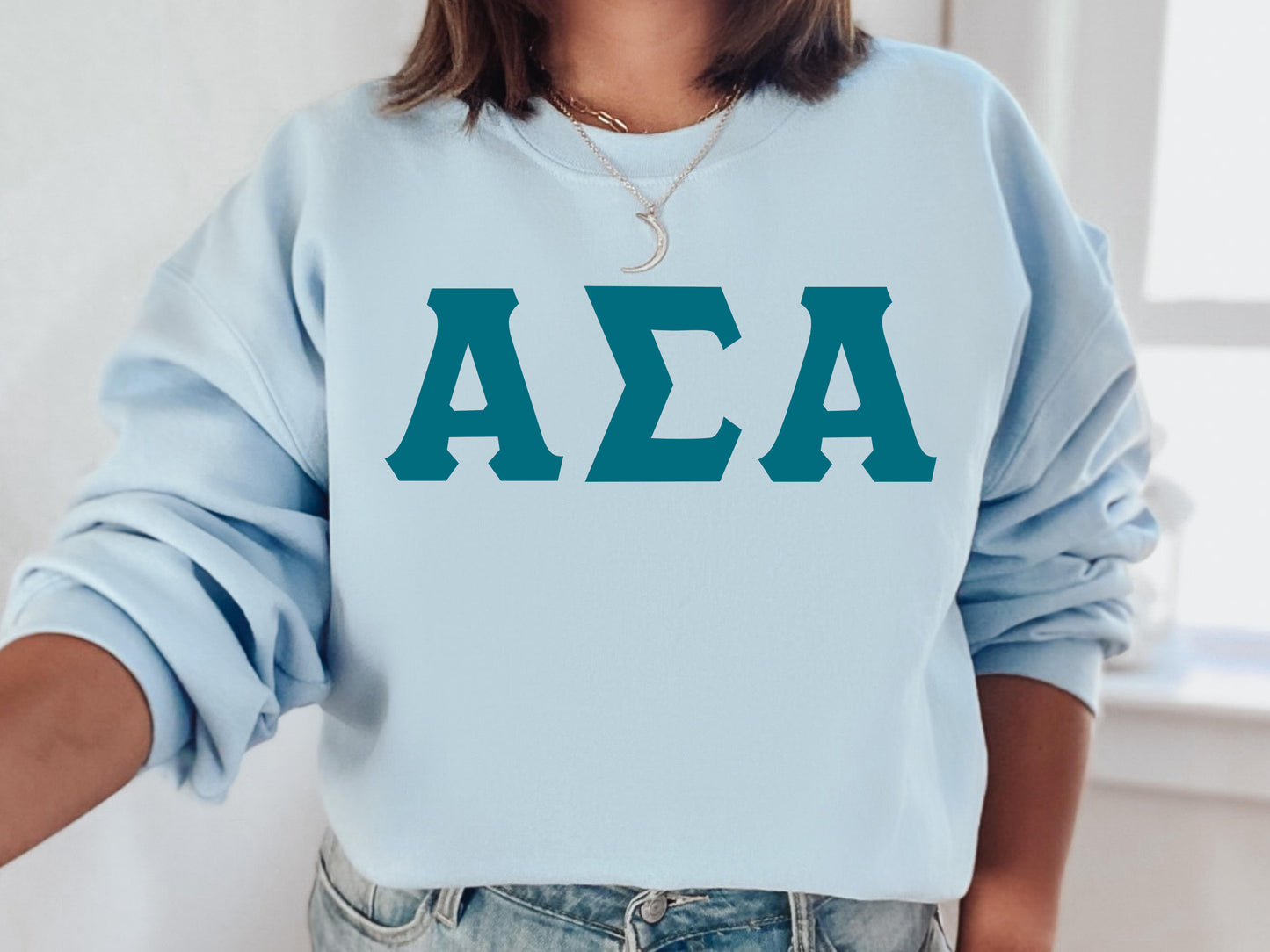 Alpha Sigma Alpha Back to the Basics Sorority Sweatshirt _ 628g