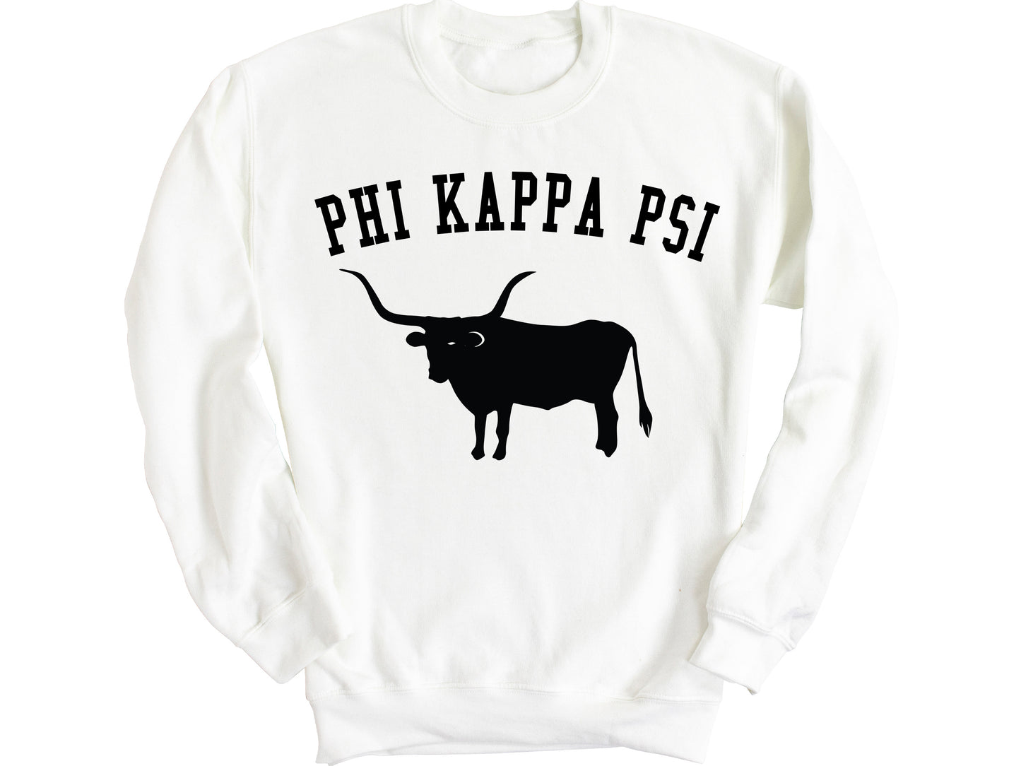 Phi Kappa Psi Long Horn Fraternity Sweatshirt _ 1539g