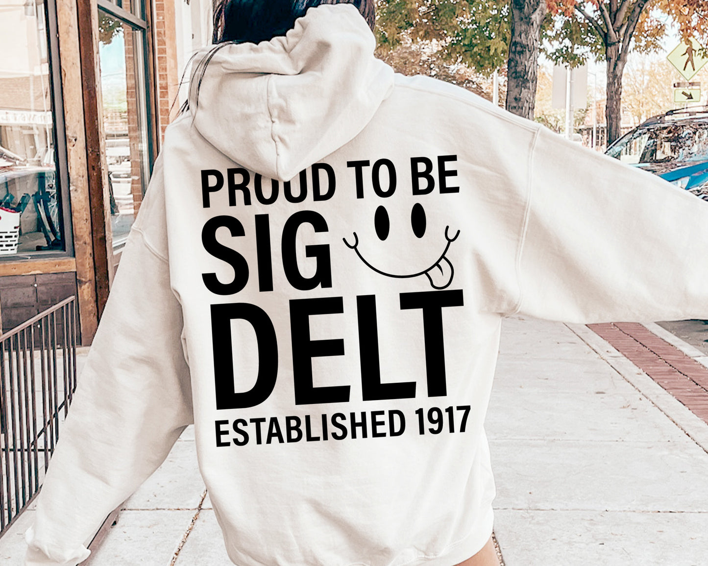 Sigma Delta Tau Proud to Be Sorority Hoodie _ 33149g