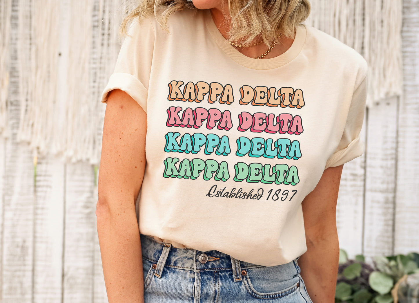 Kappa Delta Lucy Sorority T-shirt _ 274g