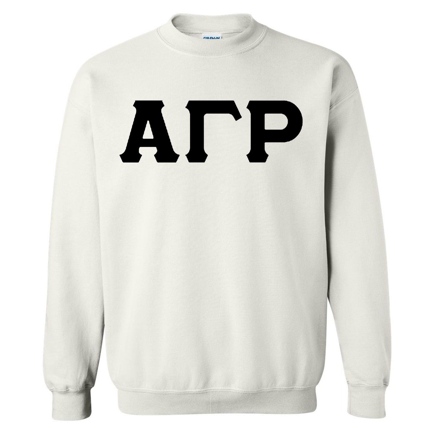 Alpha Gamma Rho Black Letters Fraternity Sweatshirt _ 34908g